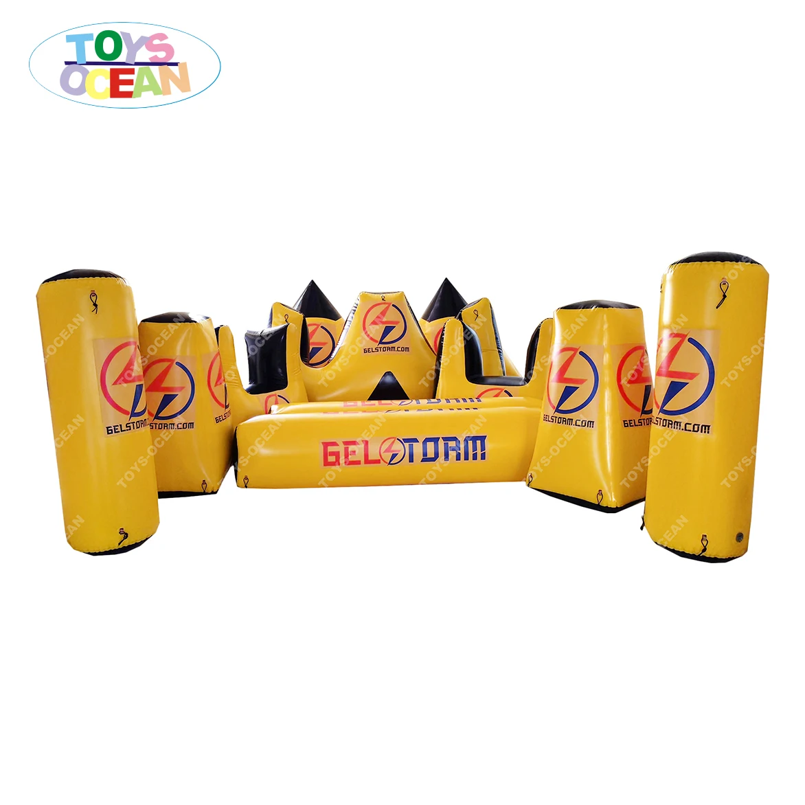 Hot Sale Cheap Paintball Bunker Paintball Obstacles Game Inflatable Shooting Paintball Bunker In