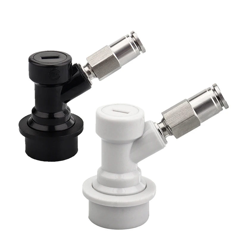Homebrew Ball Lock Keg Disconnects Liquid & Gas Barbed Quick Connectors Beer With 5/16