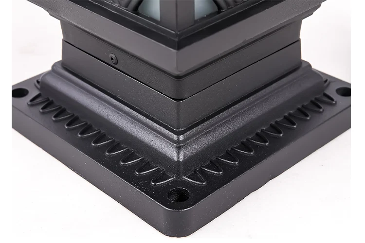 Best price antique style vintage decorative lighting for garden wall fixture glass aluminum outdoor post top light