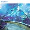 200 thickness cast acrylic plexi glass under-water tunnel/aquarium