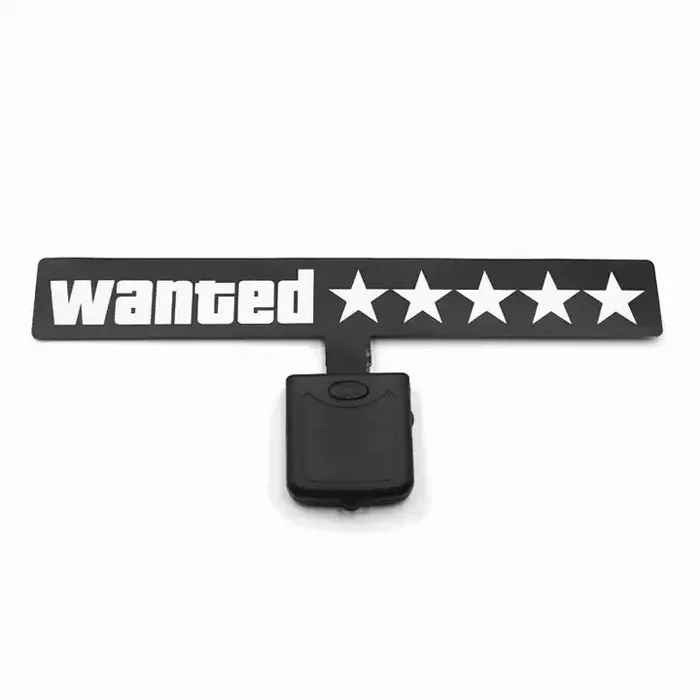 Wanted 5 Stars EL Glow Sticker Panel Light for Car - LED Lights