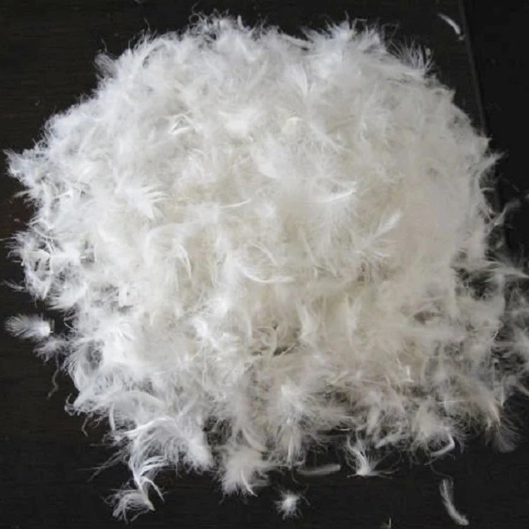 80% Lavado Pato Blanco Abajo Y Pluma Para Almohada Rds Paquete de 1 kg de plumas a granel de oca o ganso para