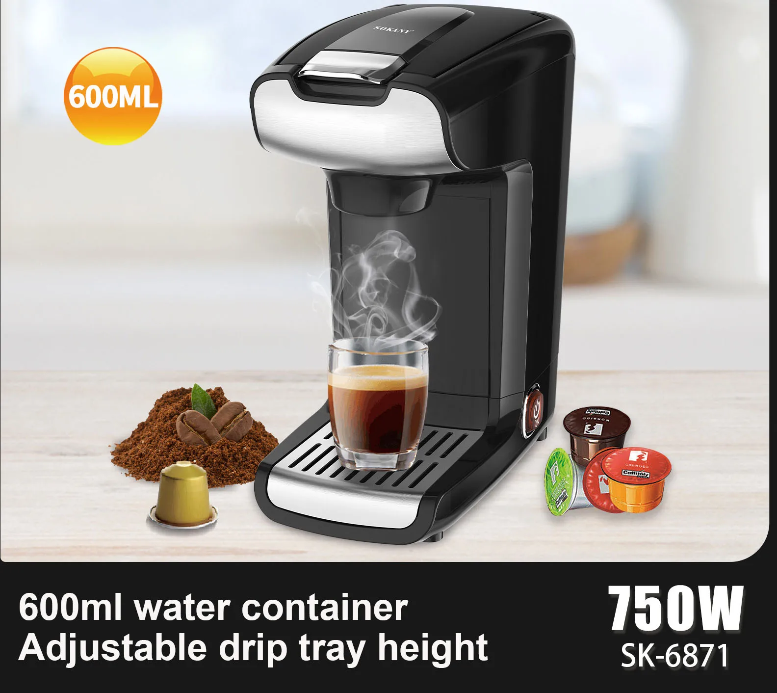 Multifunctional Drip Commercial Automatic Electrical Smart Coffee