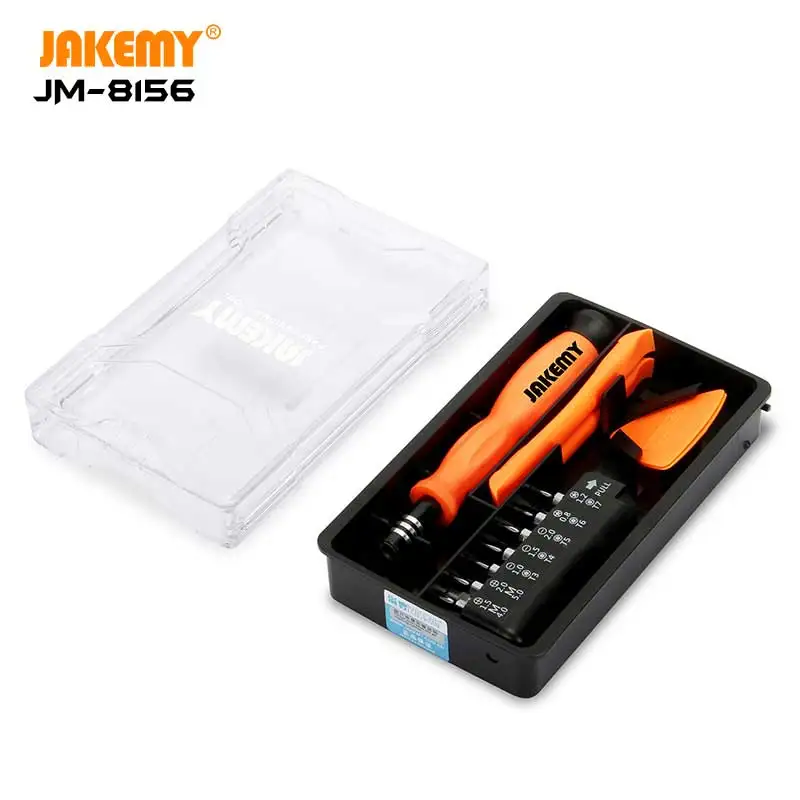JAKEMY JM-8156 20 pcs in 1  Portable precision screwdriver set DIY repair toolkit opening tool mini driver bits set
