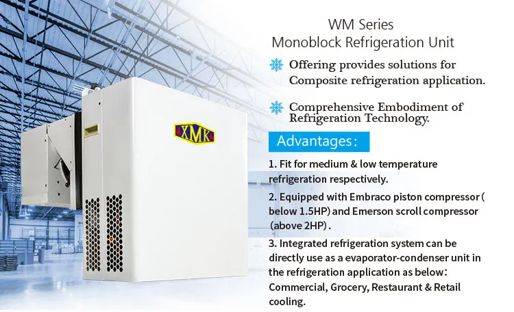 Monoblock Refrigeration Condensing Evaporator, Wall, R404A - detail 2