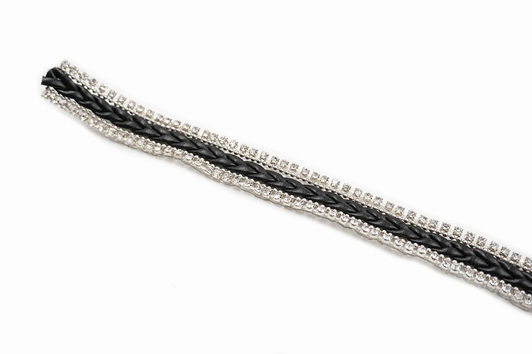 Free sample Factory Direct Sale metal row rhinestone cup chain custom size rhinestone trim