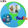 Fedex Courier express from China to EU DHL international rates UPS TNT DDP shipping UK Air cargo