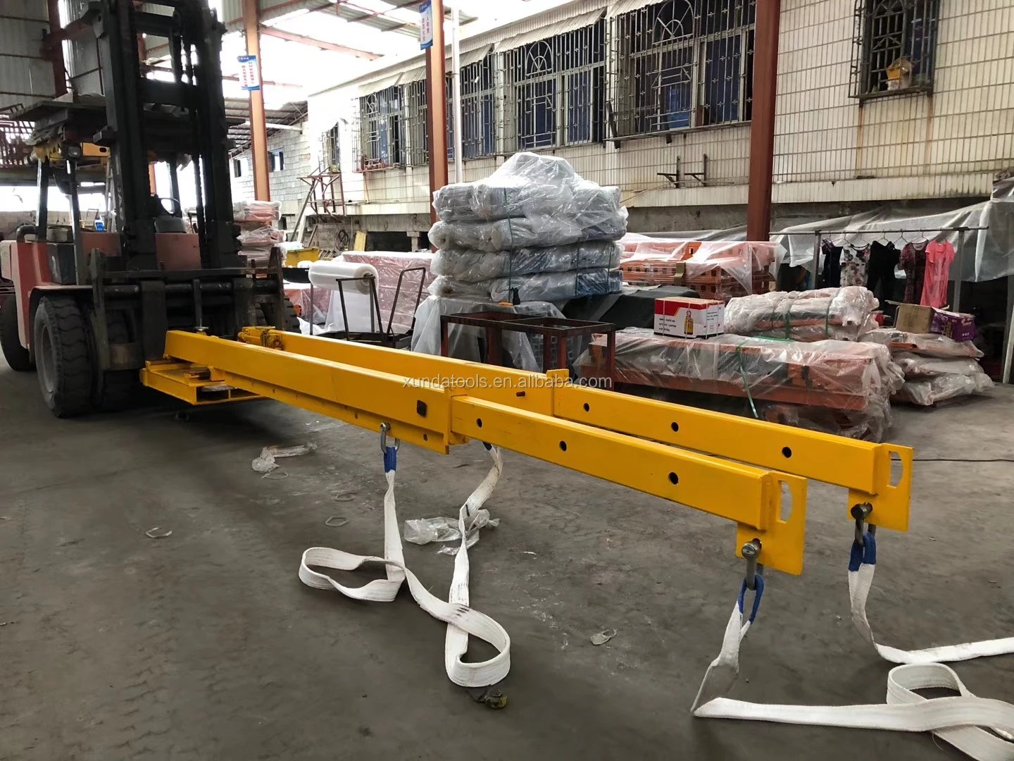 Bundle Slabs Loading & Unloading Double Telescopic Forklift Boom Buy