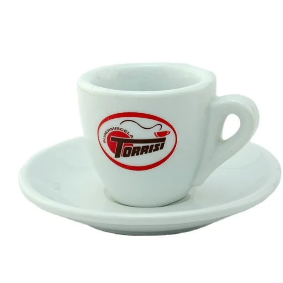 Hot Sale Factory  Design Espresso Ceramic Coffee Cup and Saucer Set Cafe  Espresso Italian European details