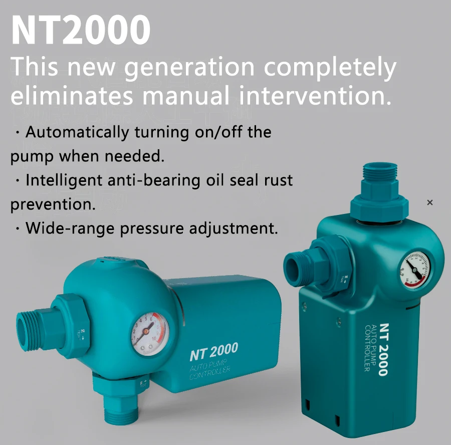 Pressure Switch Pump Controller With Nt2000 Dual Mode Automatic Switch