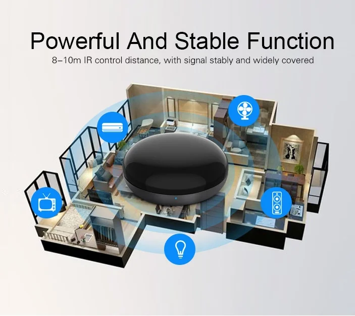 Factory direct sales google home alexa Tuya APP Wifi IR automation smart home universal remote control
