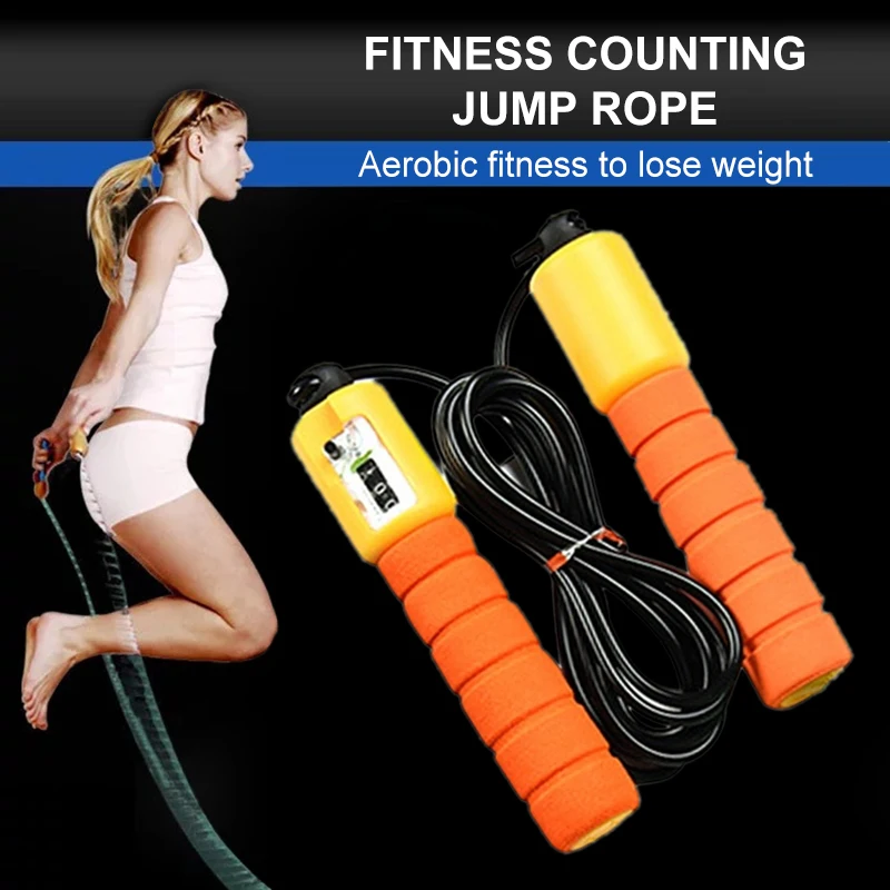 Details about   Adjustable Jump Rope Counter Cordless Bearing Speed Skipping Gym Fitness Boxing 