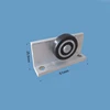 Aluminium sliding door and window roller with single wheel