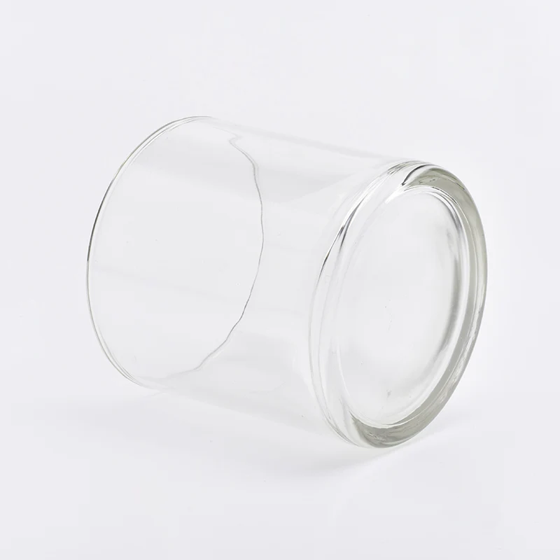 cylinder glass candle jar