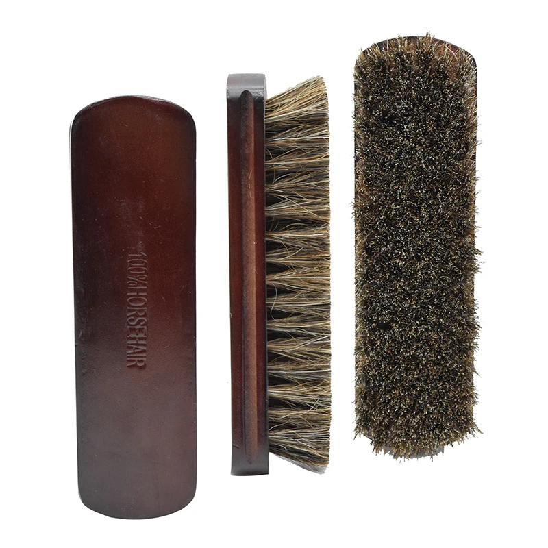 Vintage Boar Bristle Beard Mini Brush Handmade Mustache Pocket Portable