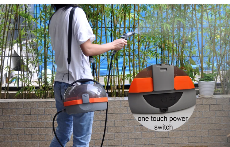 Portable Mini Pressure Outdoor Cleaner with 5L tank Integrated Water Filter Portable Pressure Washer for Garden and Pet Cleaning details