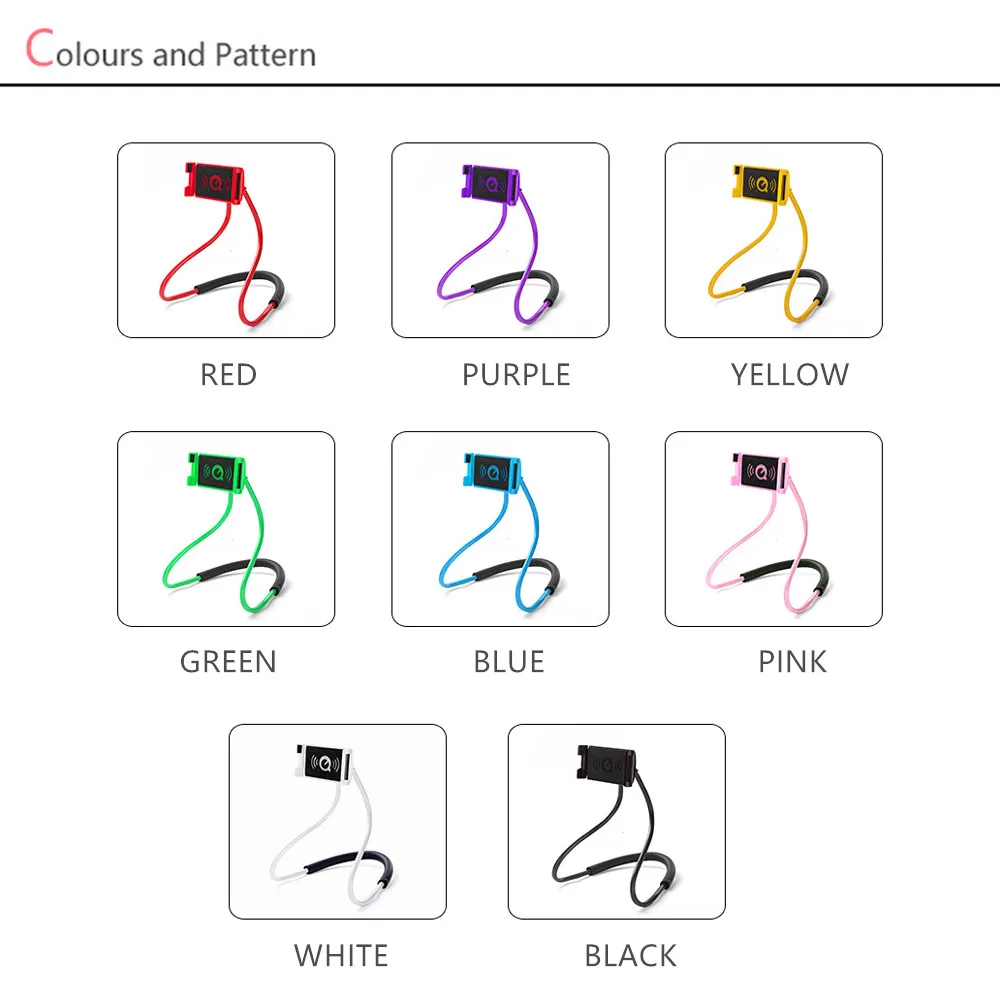 Universal Mobile Phone Stand Lazy Bracket Diy Free Rotating Mounts Cell