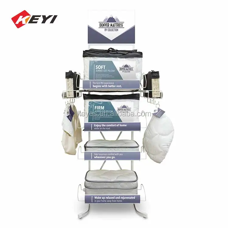 Custom Showroom Bed Mattresses Sample Display System Mattress Display