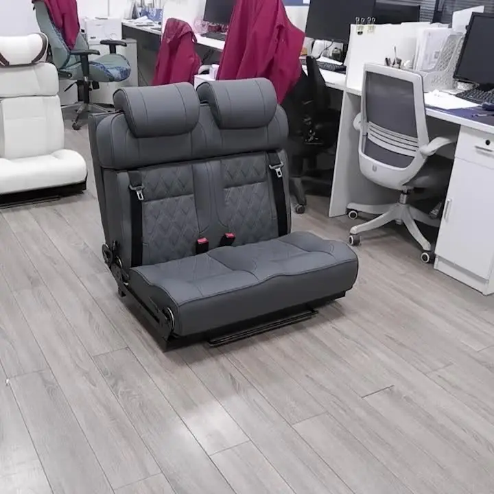 2024 Hot Sale Customized Fold Sofa Bed Seat for Luxury Van