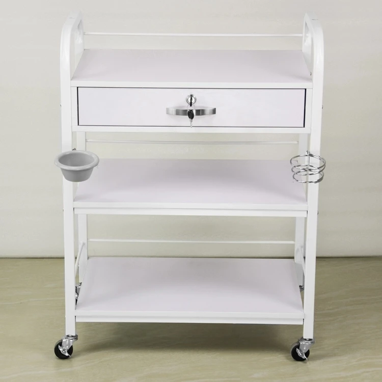 3 Tier Metal & Wood Beauty Salon Trolley Cart Manicure Trolley Buy