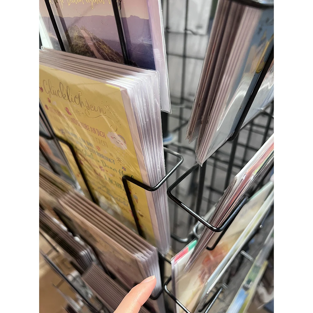Retail Store Calendar Brochure Book Postcard Display Rack Metal ...