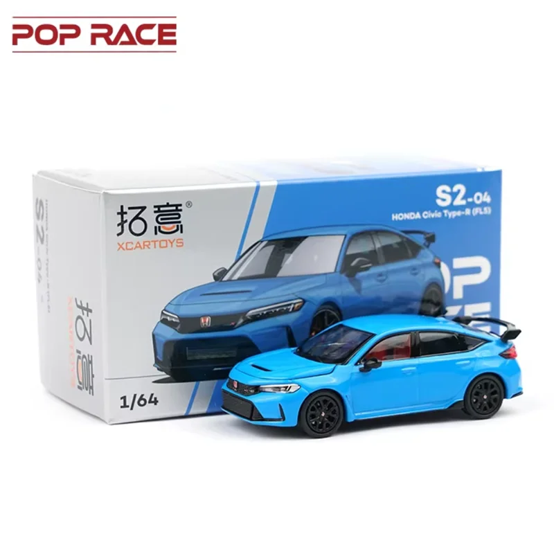 XCARTOYS Poprace 1:64 Civic Type-R Diecast Car Model - Collectible