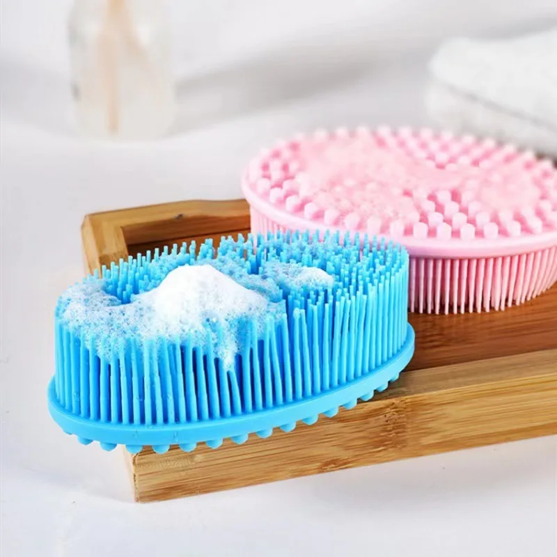 Silicone Body Scrubber Loofah,Soft Exfoliating Body Bath Shower