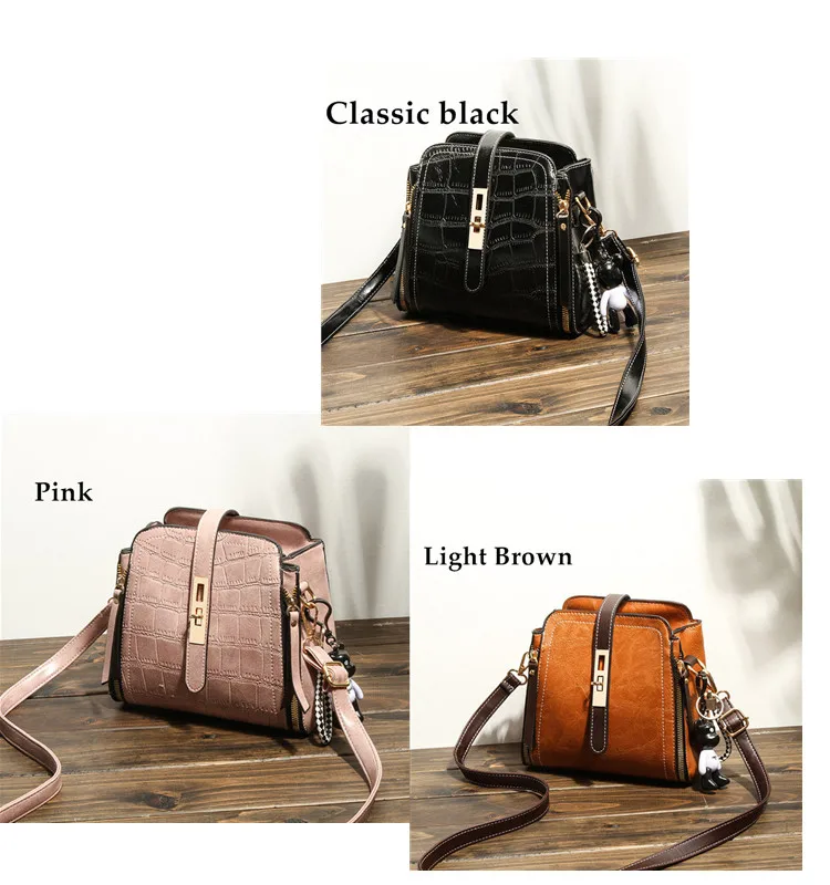 Bags 2020 New Fashion Tide Brand Crossbody Bucket Bags Old Pattern Shoulder Bags Niche Women Handbags