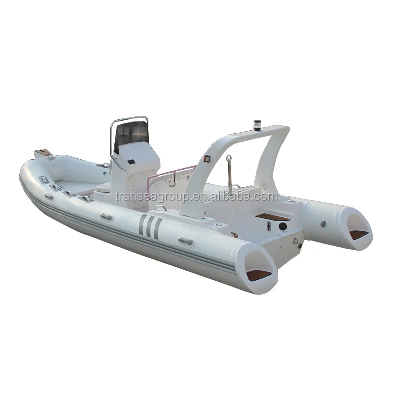 Austria Rigid Hulled Inflatable Fishing Boat With Outboard Engine 115hp