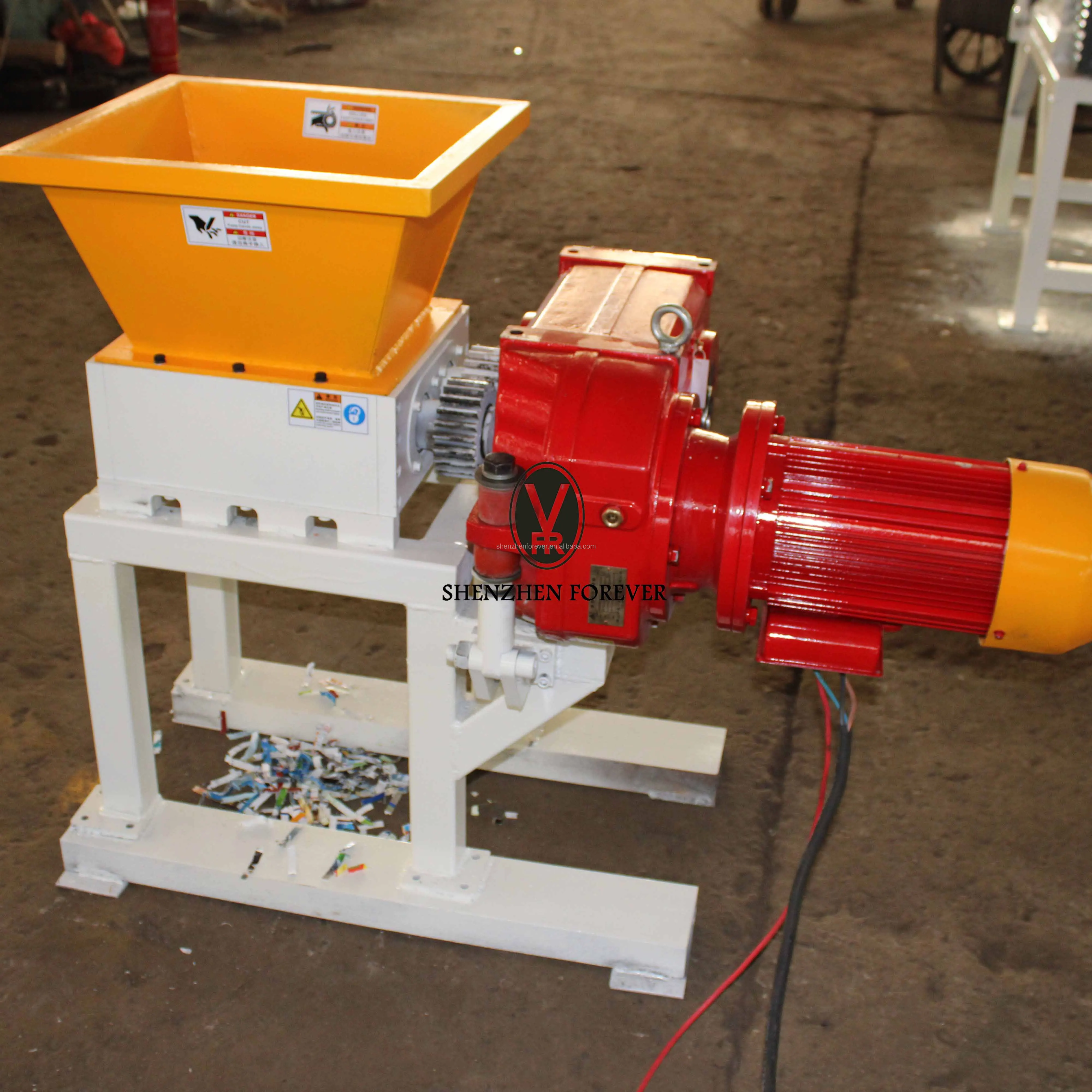 300x300 Model Double Shaft Household Waste Plastic Shredder Buy