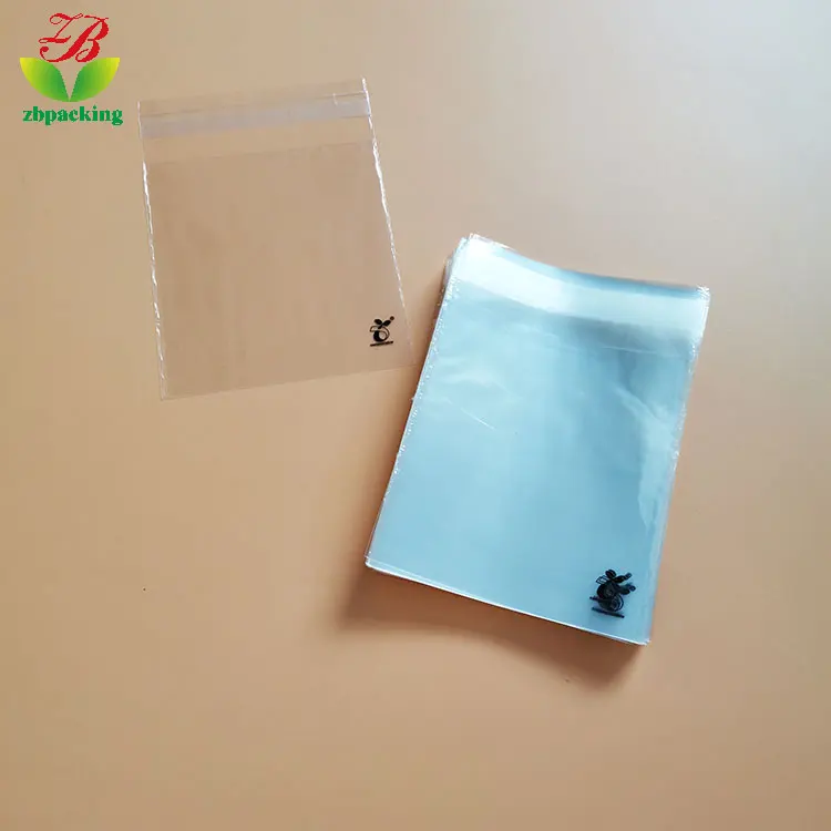Customize Plastic Poly Hanging Heat Seal Cellophane Bag Pla Compostable