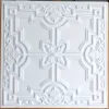 PL16 Faux tin painted Victorian style 3D embossed ceiling tiles store shopping pub cafe club decor wall panels