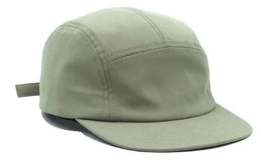 short brim 5 panel hat