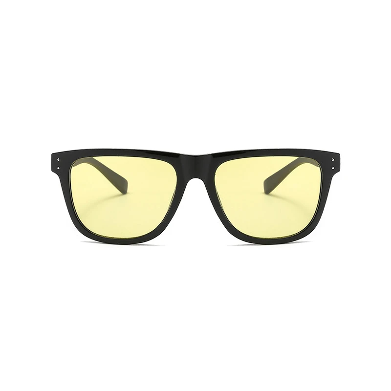 Customized Logo 2019 Promotional Discolor Square Polarized Men Sunglasses