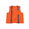 Fluorescent orange high visibility reflective vest with pocket factory wholesale reflective safety clothing safety vest
