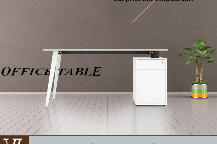 Latest High Quality Modern Office Counter Table Laminate Melamine