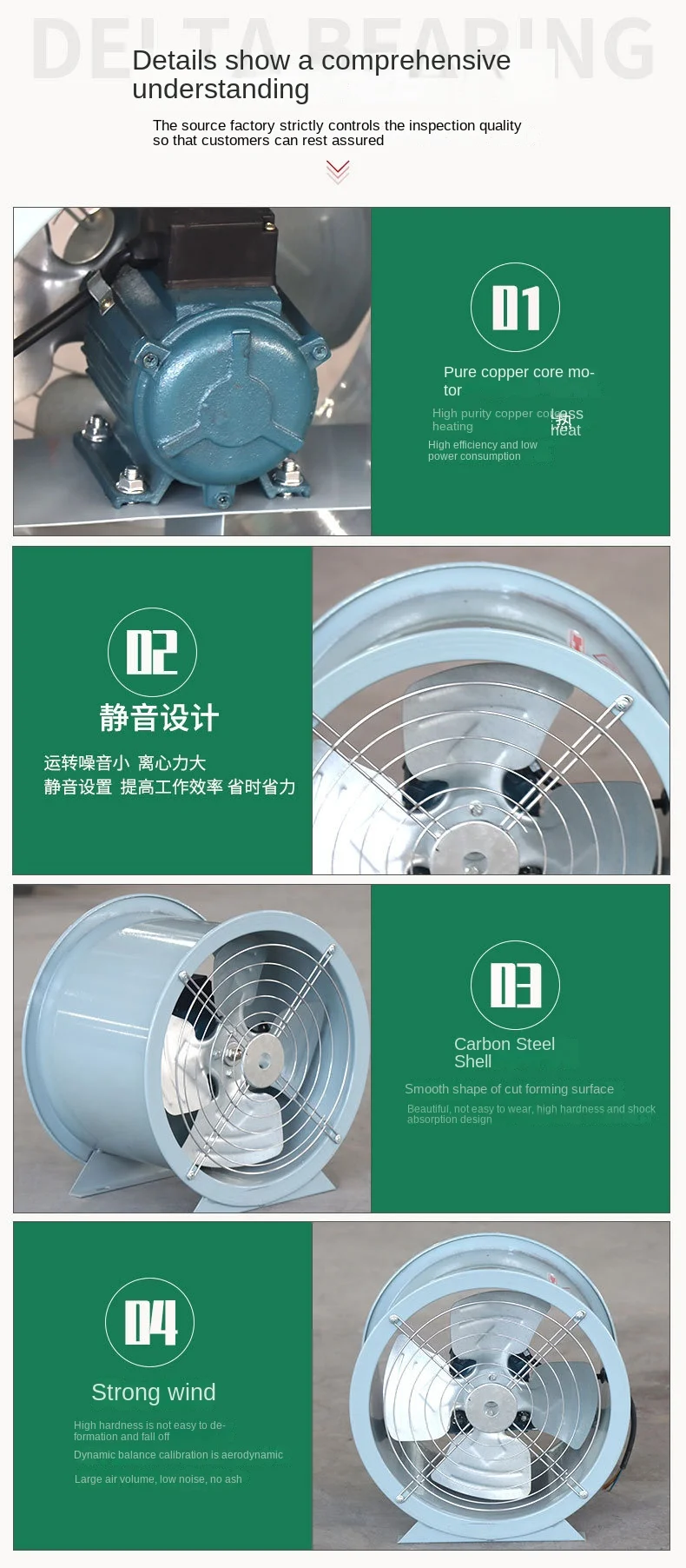 Axial Flow Exhaust Fan, T35, Explosion-Proof - detail 8