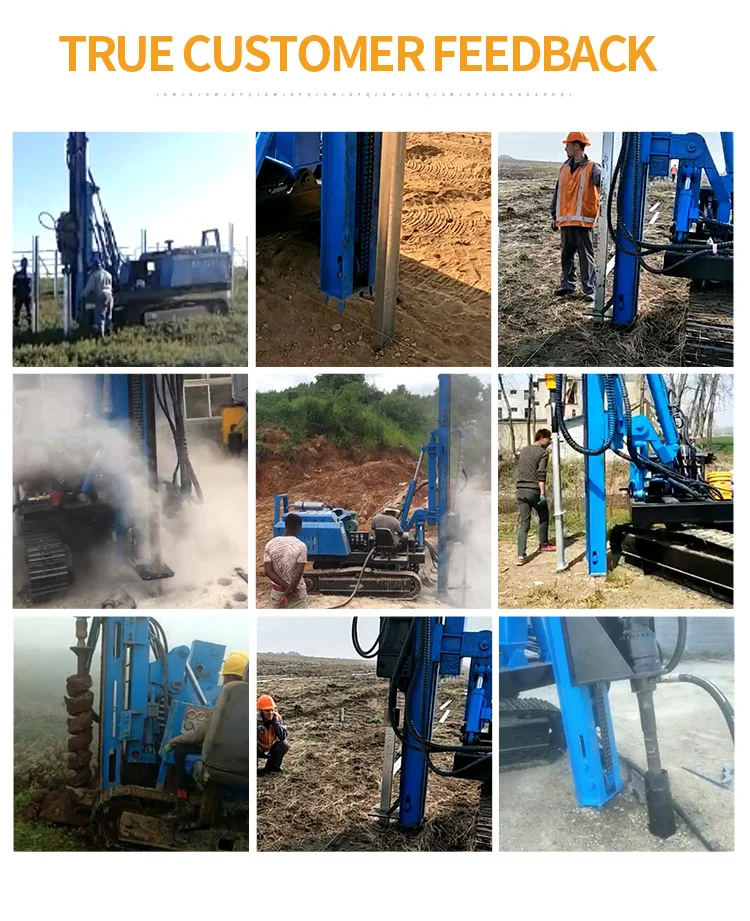 Crawler Type Hydraulic Pile Driver Piling Machine/ Pile Hammer