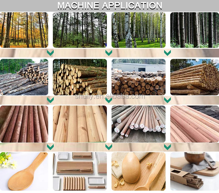 rotary debarker 4ft high speed wood log debarker for pine wood