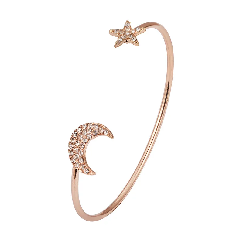 Kendra Scott 14k Gold-Plated Star & Moon Stretch Bracelet - Macy's
