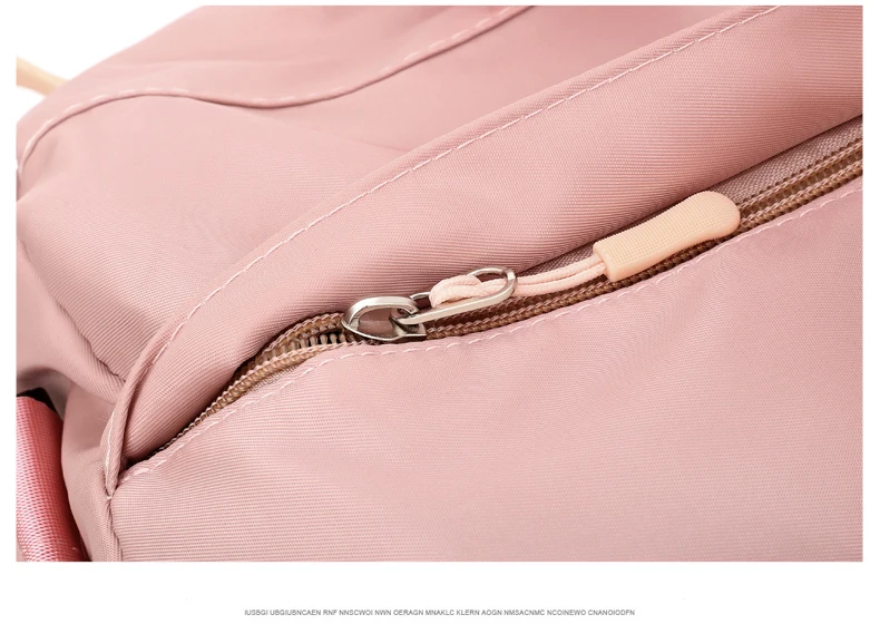 Custom Printed Tote Oxford Waterproof Gym Bags 3pcs Set Letter Pattern