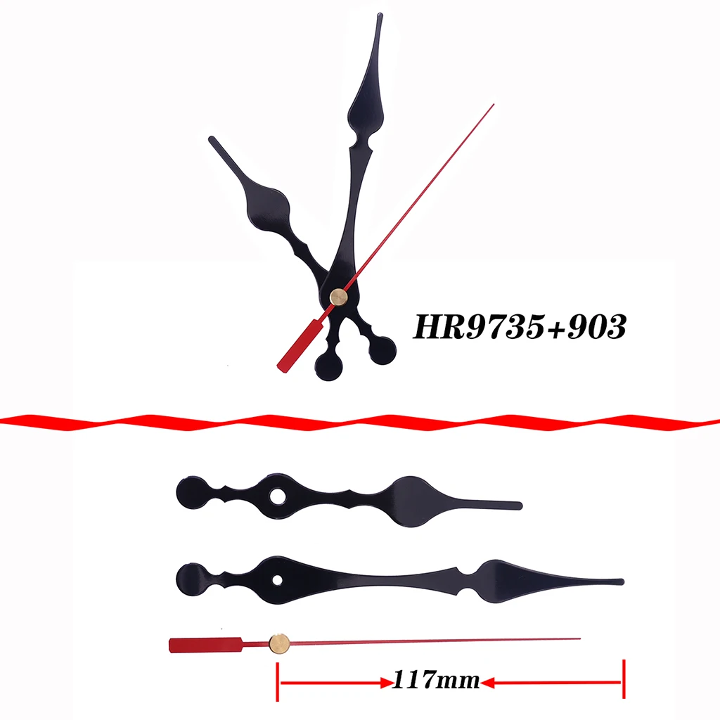 Clock Hands Hour Minute Second Hands Fit Uts / Euroshaft /takane