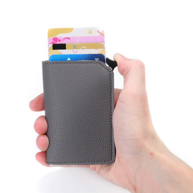 Rfid Popup Smart Wallet Clutch Multi Men And Women Unisex Card Case