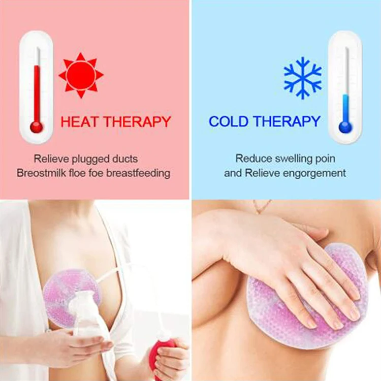 Breast Ice Pack Breast Therapy Pack Cooling Breast Gel Pads With Soft