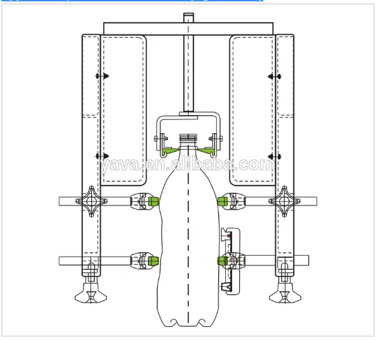 Machine Guide Rails For Bottles Straight Conveyor Plastic Linear Neck Guide Rails for PET Bottles