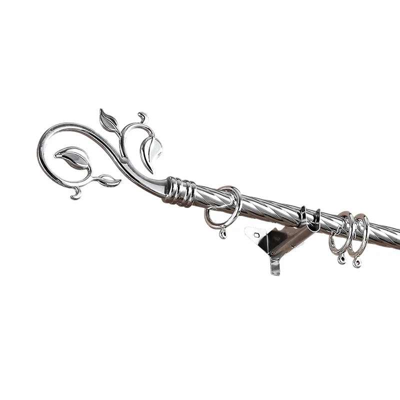 customized length iron curtain rod for window curtain