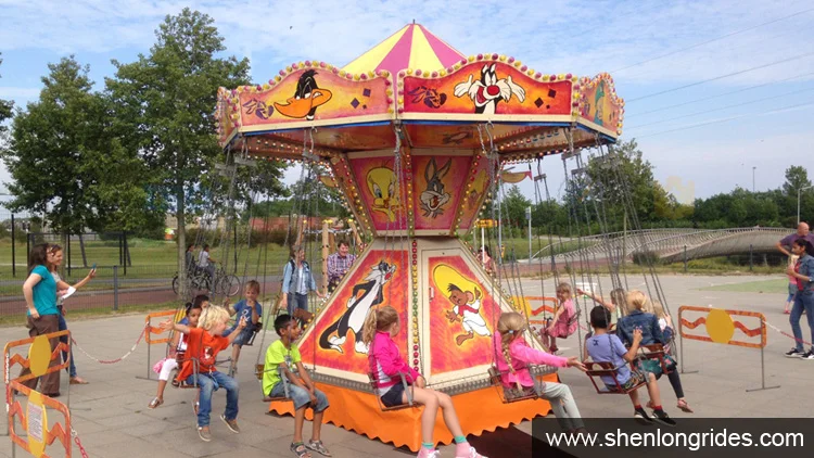 Children Park Items Theme Park Top Rides Electric Swing Flying Chair Games for Sale