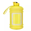 Wholesale Odor Less Durable Black Lid 2.2L Large Capacity Sport Bottle Printed Wallet Storage