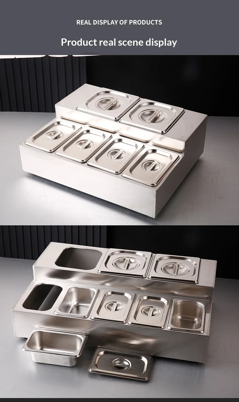 Single Jam Box Stainless Steel Jam Box Lid Large Capacity Durable Special Seasoning ...