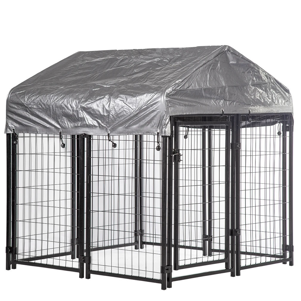 Hot Sale Hot Dipped Galvanized Cheap Dog Kennel 10x10x6 - Buy Large Dog ...